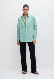Classic Stripe Shirt - Aegean Stripe - Matteau